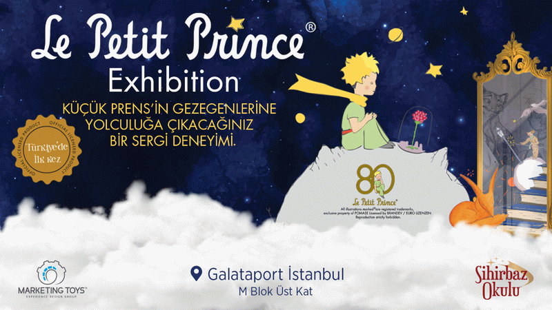 Küçük Prens 80. yaşına özel sergisi ile Türkiye’de ilk kez Galataport İstanbul’da