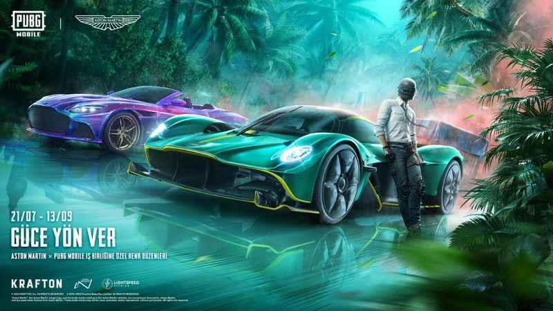 Aston Martin üç imza modeliyle PUBG MOBILE dünyasına geliyor