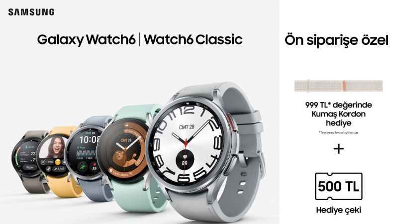 Samsung Galaxy Watch6 Serisi avantajlı kampanyalarla satışa sunuldu 