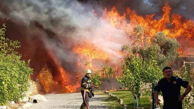 Fethiye Göcek’te orman yangını