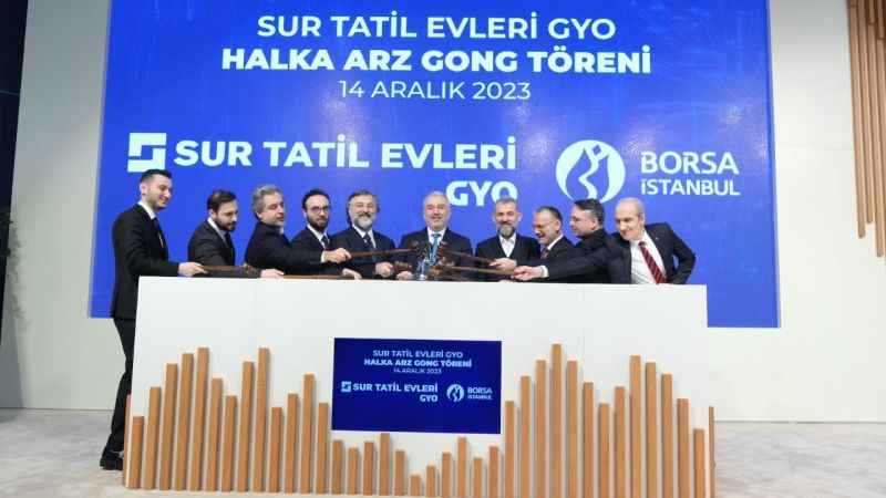 Borsa İstanbul’da Gong Sur Tatil Evleri GYO için çaldı