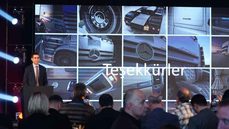 400 adet üretilen Actros L Edition 3 ilk kez Türkiye yollarında 