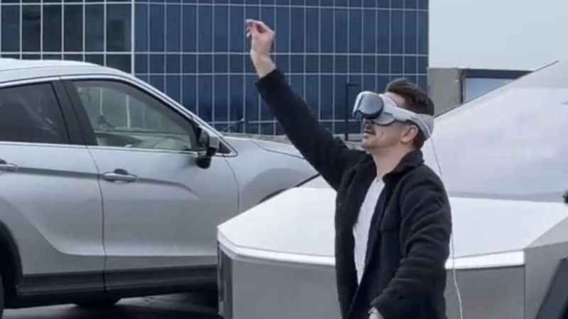 Apple’ın yeni gözlüğü ABD sokaklarını bilim kurgu filmlerine çevirdi