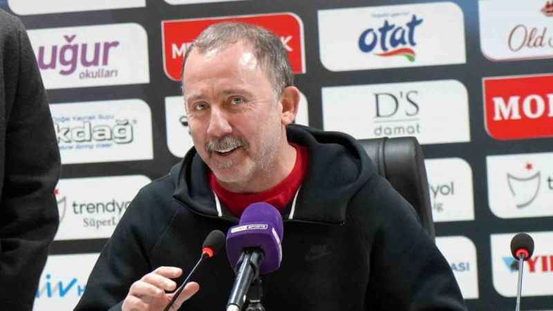 Sergen Yalçın: “Puan cetvelindeki yerimiz kötü değil”