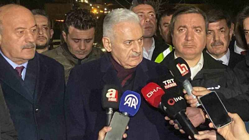 Binali Yıldırım: "Kurtarma çalışmaları termal kameralar yardımıyla devam ediyor"