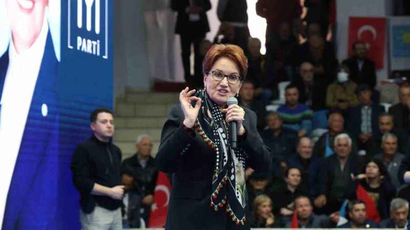 İYİ Parti Genel Başkanı Akşener: “İspatlarsanız politikayı bırakırım”