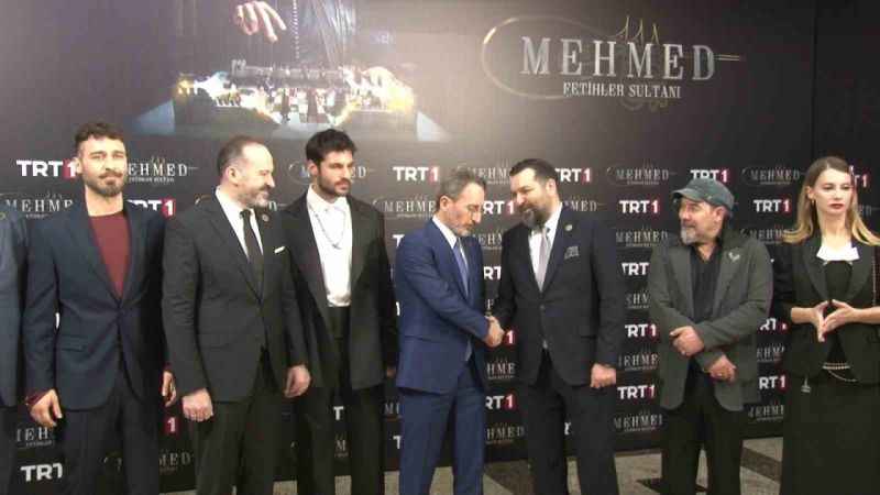 TRT’nin yeni dizisi ’Mehmed: Fetihler Sultanı’nın galası yapıldı