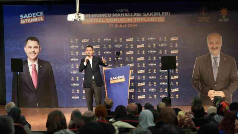 İstanbul Büyükşehir Belediye Başkan Adayı Kurum: "15 Nisan’da başvurularını almaya başlayacağız"