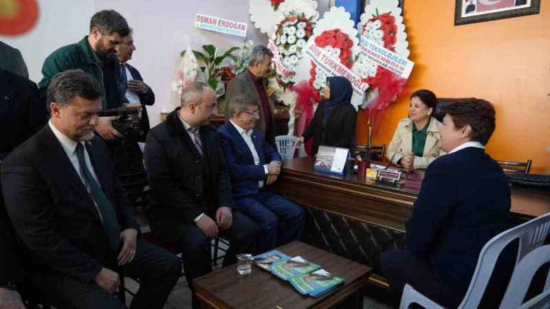 Gelecek Partisi Genel Başkanı Davutoğlu’ndan AK Parti’ye sürpriz ziyaret