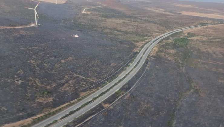 Çeşme’deki yangında son durum: Kontrol altına alındı