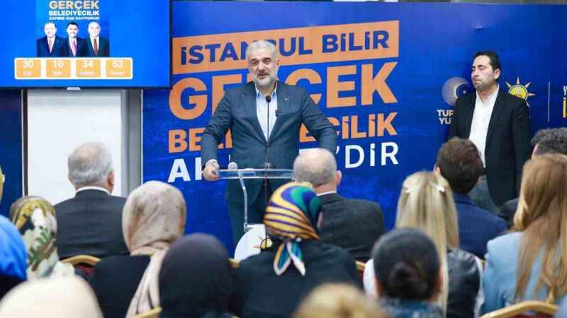 AK Parti İstanbul İl Başkanı Kabaktepe: "Hedef en az 30 belediyeyi kazanmak"