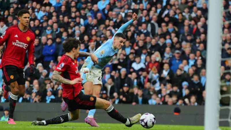 Manchester derbisinde kazanan maviler oldu