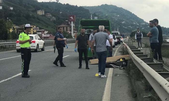 Rize’de otomobilin çarptığ Salih Çorapçı hayatını kaybetti