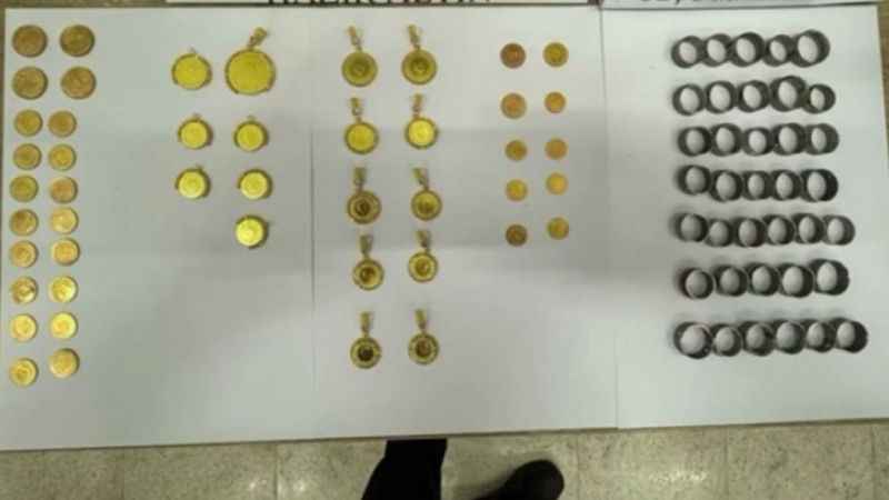 5 milyon liralık kaçak altın ele geçirildi