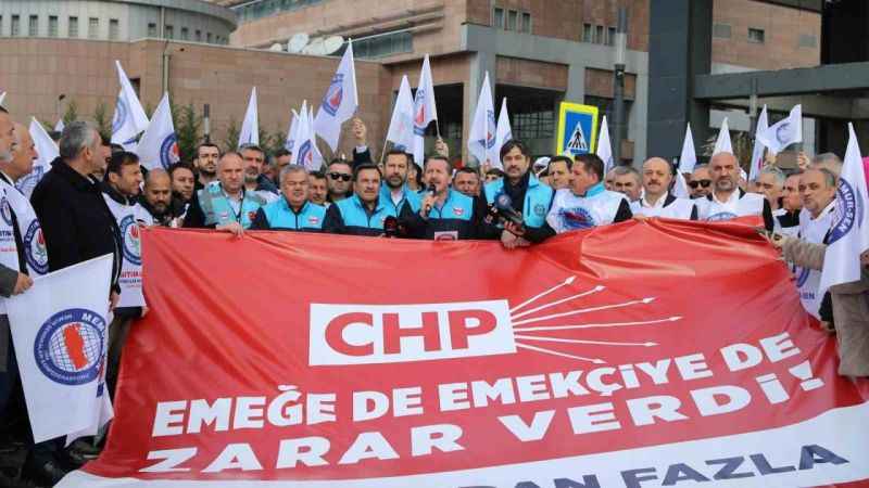 Memur-Sen’den CHP’ye siyah çelenk