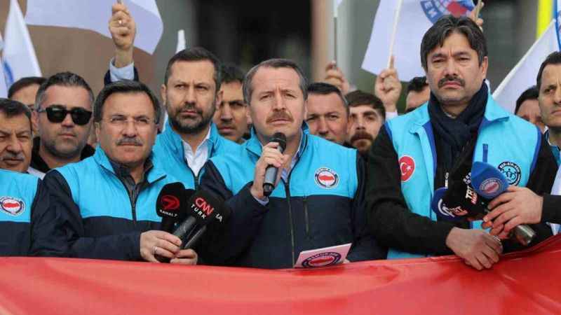 Memur-Sen’den CHP’ye siyah çelenk