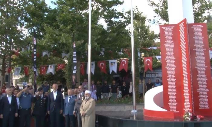 Çekmeköy’de 15 Temmuz şehitlerinin adlarının yaşatılacağı anıt park açılışı gerçekleştirildi