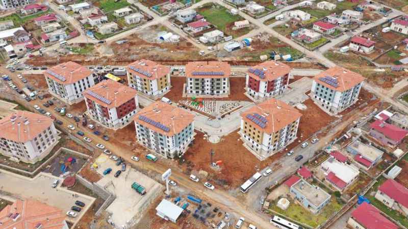 Nurdağı’nda tamamlanan konutlar sahiplerine teslim ediliyor