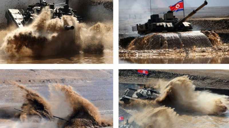 Kuzey Kore Lideri Kim Jong-un yeni tankı test etti