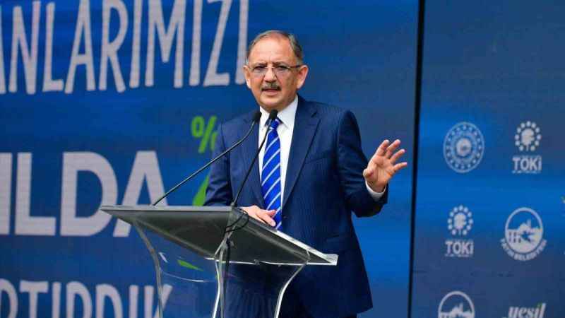 Bakan Özhaseki: “Büyük projemiz İstanbul depremine hazırlanmak”