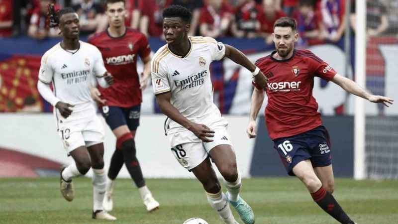 Osasuna’yı 4 golle geçen Real Madrid liderliğini sürdürdü