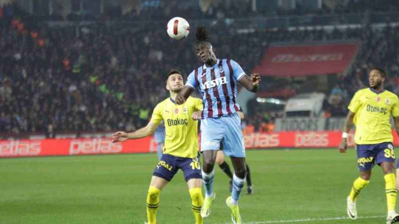 Trendyol Süper Lig: Trabzonspor: 2 - Fenerbahçe: 3 