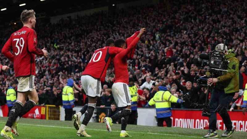 7 gollü FA Cup maçında Manchester United yarı finalde