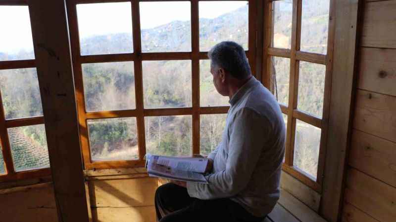 150 yıllık ağacın gövdesine 2+1 ev yaptı