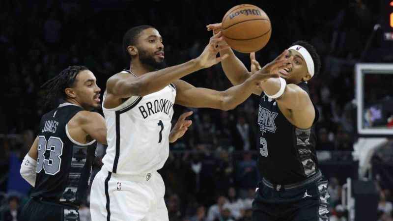 Cedi Osman’ın 10 sayı kaydettiği maçta Spurs, Nets’i uzatmada yendi