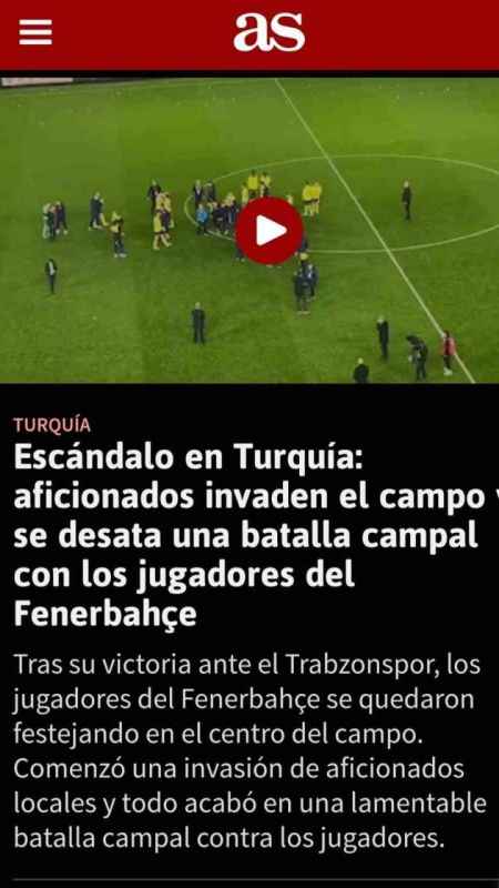 Trabzonspor-Fenerbahçe maçının ardından yaşananlar Avrupa basınında