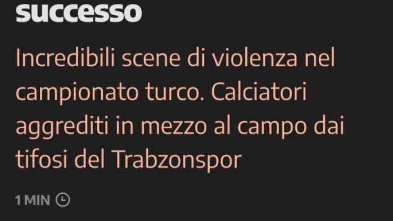 Trabzonspor-Fenerbahçe maçının ardından yaşananlar Avrupa basınında