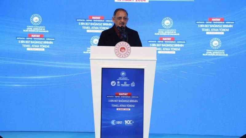 Bakan Özhaseki: Kuradan 76 bin konutumuzu Türkiye genelinde dağıtacağız