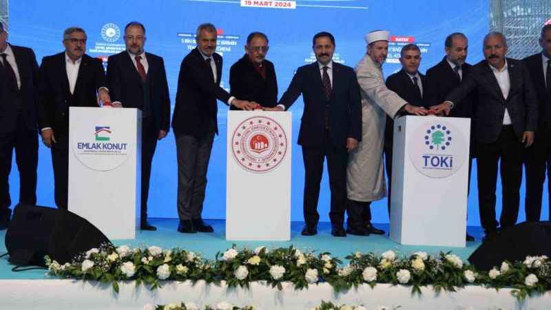 Bakan Özhaseki: Kuradan 76 bin konutumuzu Türkiye genelinde dağıtacağız