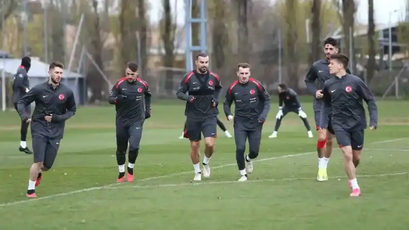 A Milli Takım, Avusturya maçı hazırlıklarını sürdürdü