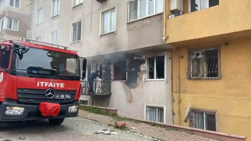 Kocaeli'de doğal gaz bomba gibi patladı