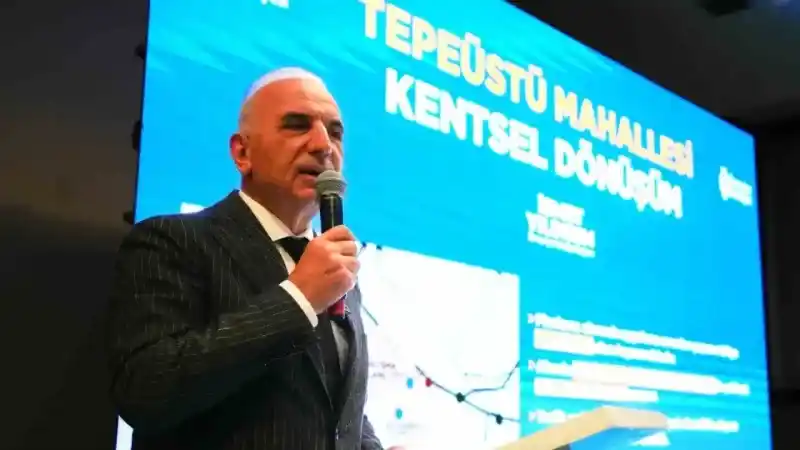 Ümraniye’de Başkan İsmet Yıldırım kentsel dönüşüm proje alanını tanıttı