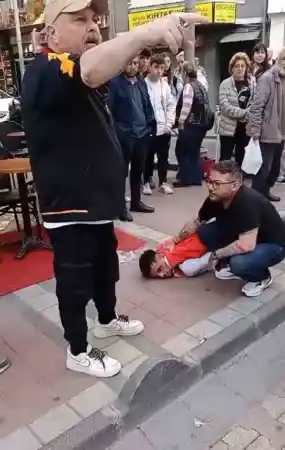 Şişli’de film gibi olay kamerada: Ünlü oyuncu “Rambo Berk” hırsızı yakalayıp bağladı