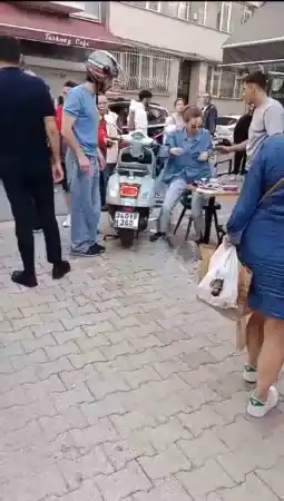 Şişli’de film gibi olay kamerada: Ünlü oyuncu “Rambo Berk” hırsızı yakalayıp bağladı