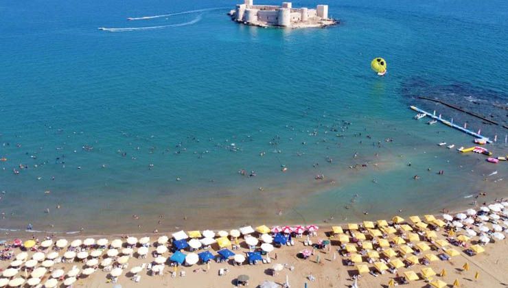 Eylül’de Kızkalesi’nde tatilci yoğunluğu