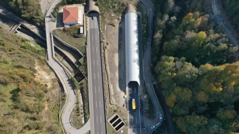 Bolu Dağı Tüneli 300 ton çelik kullanılarak 67 metre uzatılacak