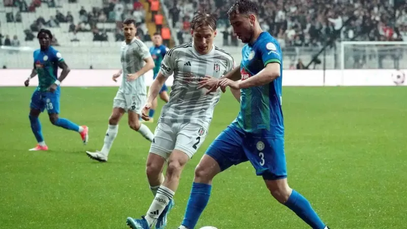 Beşiktaş, Çaykur Rizespor'u uzatmalarda geçti