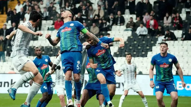 Beşiktaş, Çaykur Rizespor'u uzatmalarda geçti