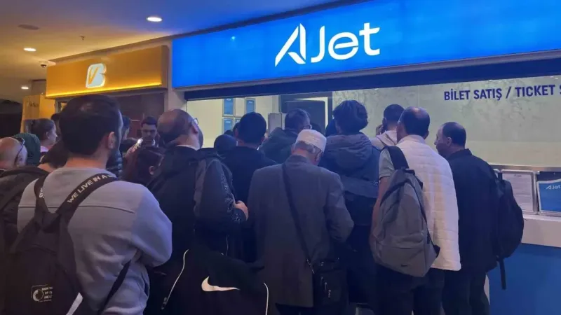 AJet’in Ankara-Erzincan seferi yapan uçağı bomba ihbarı nedeniyle Ankara’ya geri döndü