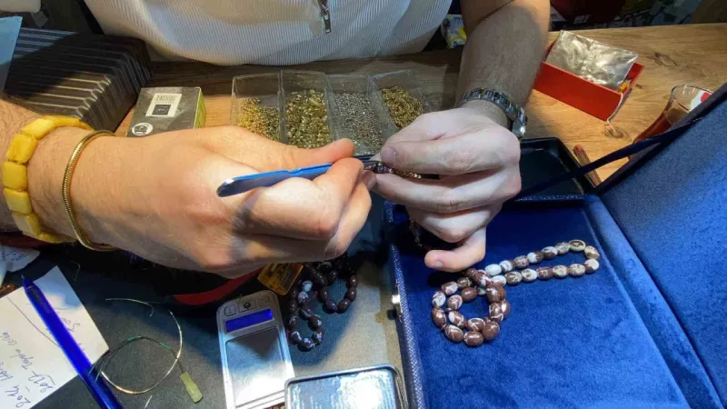 Bu tespihler 85 bin liradan alıcı buluyor