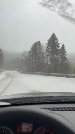 Uludağ’da Mayıs ayında kar sürprizi