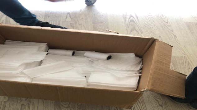 Küçükçekmece ve Bahçelievler’de 29 bin 400 kaçak maske ele geçirildi