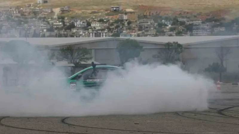 Gaziantep Auto-Drift Fest muhteşem gösterilere sahne oldu