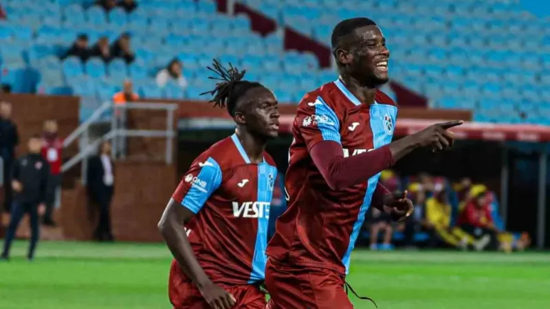 Trabzonspor, Onuachu ile güldü