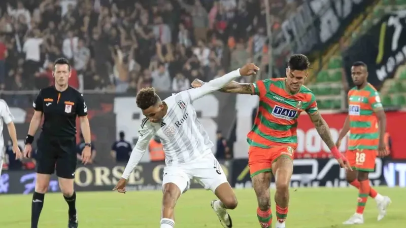 Trendyol Süper Lig: Alanyaspor: 1 - Beşiktaş: 1 (Maç sonucu)