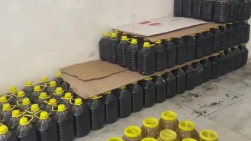 Mersin’de sahte zeytinyağı operasyonu, 6 tondan fazla ürün ele geçirildi